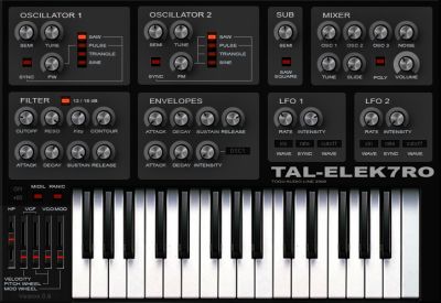 Virtual Instrument Bass Synth Tal-Elek7ro